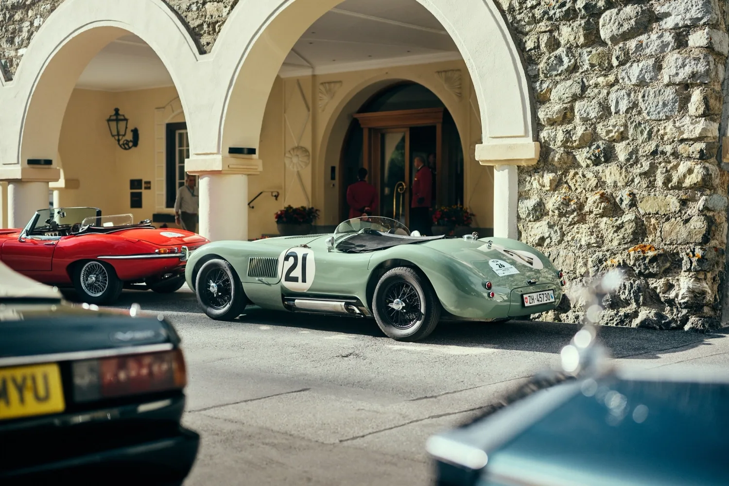 British Classic Car Meeting St. Moritzy